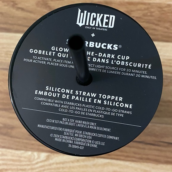 Starbucks Wicked 24 Ounce Cold Cups Elphaba Thropp NWT - Picture 6 of 10